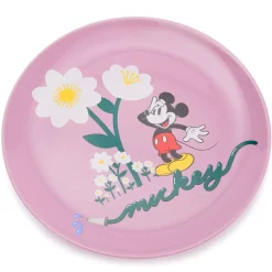 Hot Disney Store Assiette Mickey à fleurs