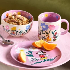 Hot Disney Store Assiette Mickey à fleurs