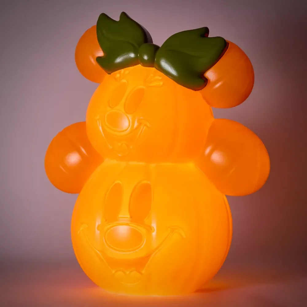 New Disney Store Citrouille lumineuse Mickey et Minnie