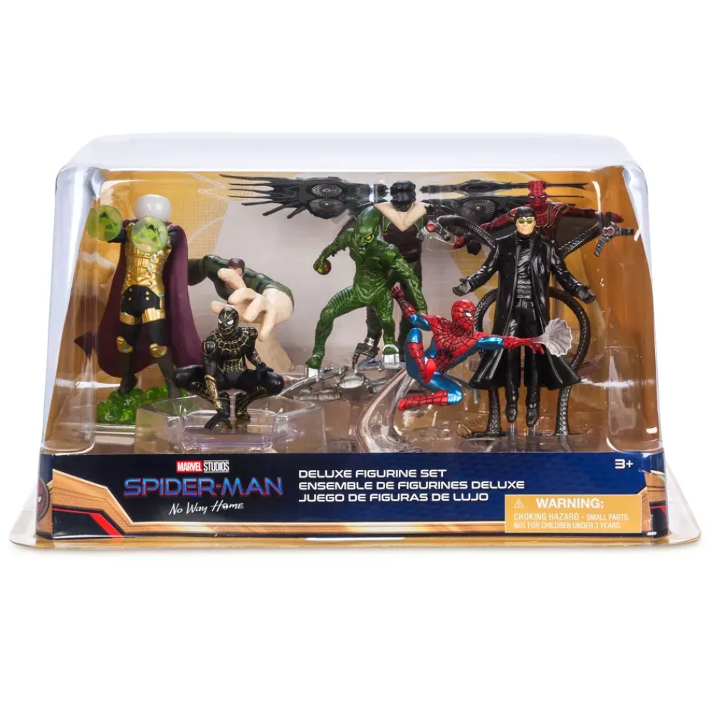 New Disney Store Coffret de figurines deluxe, Spider-Man: No Way Home