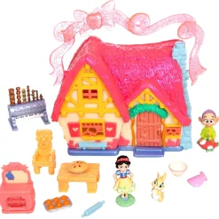 Discount Disney Store Coffret de mini figurines Chaumière de Blanche Neige Once Upon a Story, Blanche Neige et les Sept Nains