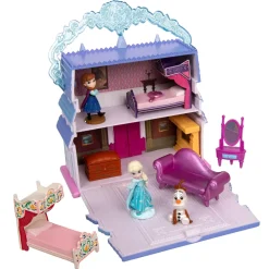 Sale Disney Store Coffret de mini figurines Château d'Arendelle d'Anna et Elsa Once Upon a Story, La Reine des Neiges