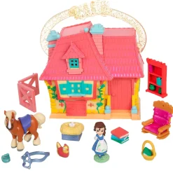 New Disney Store Coffret de mini figurines Maison de Belle Once Upon a Story, La Belle et la Bête