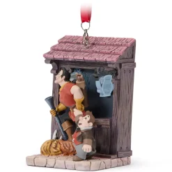 Sale Disney Store Décoration Gaston et Le Fou Sketchbook, La Belle et la Bête