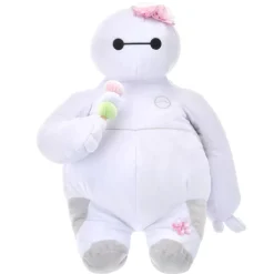 Disney Store Japon Peluche Baymax Sakura de taille moyenne, Les Nouveaux Héros, 34 cm