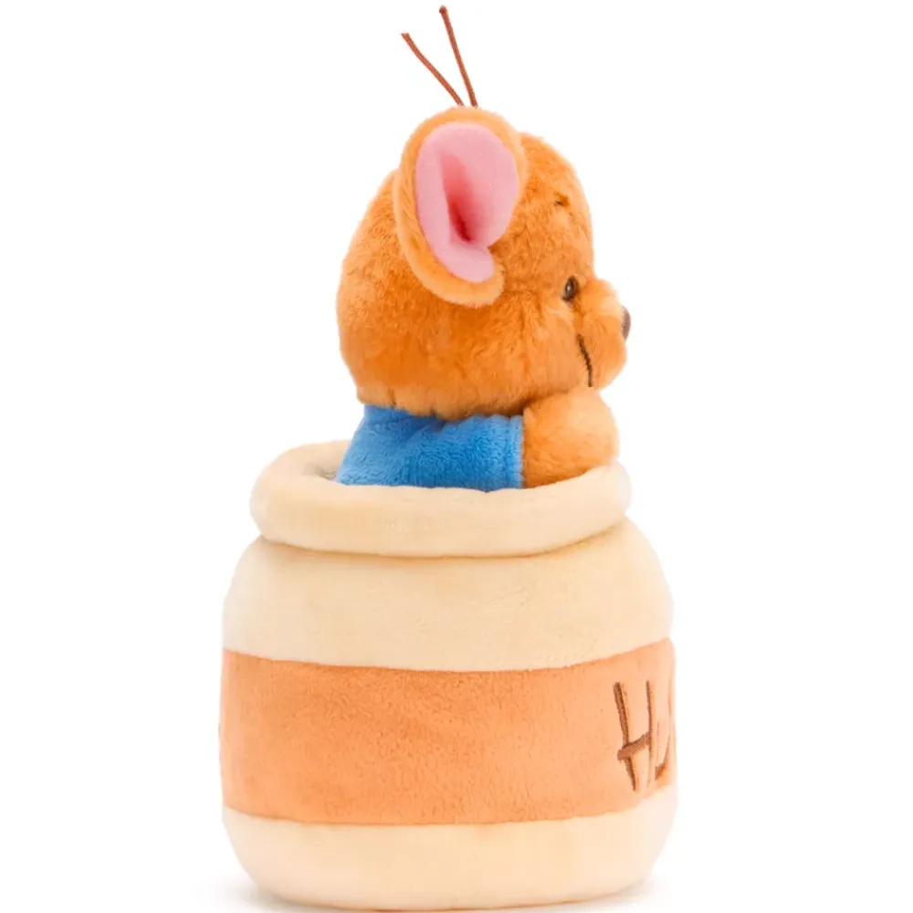 New Disney Store Japon Peluche Petit Gourou dans un pot de miel de taille moyenne, Winnie l'Ourson, 19 cm
