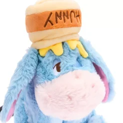 Outlet Disney Store Japon Peluche Bourriquet avec pot de miel sur la tête de taille moyenne, Winnie l'Ourson, 29 cm