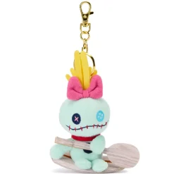 Best Disney Store Japon Porte-clés petite peluche Souillon sur un surf, Lilo & Stitch, 14 cm
