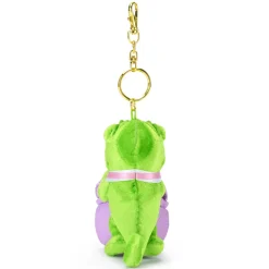 Disney Store Japon Porte-clés petite peluche Pascal avec bouquet, Raiponce – 15,5 cm