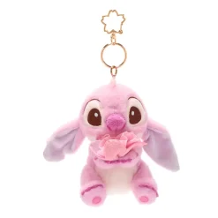 Disney Store Japon Porte-clés petite peluche Stitch Sakura, Lilo & Stitch, 14 cm