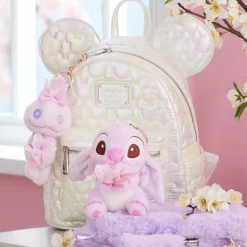 Disney Store Japon Porte-clés petite peluche Stitch Sakura, Lilo & Stitch, 14 cm