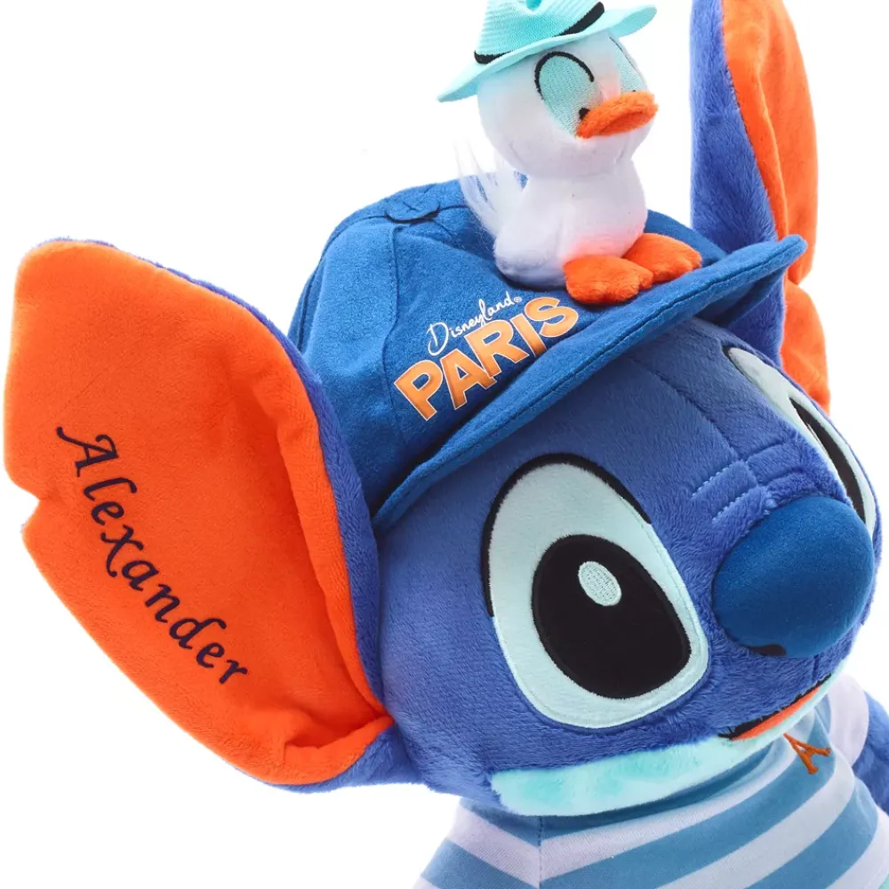 New Disney Store Disneyland Paris Peluche moyenne Stitch en marin, Lilo & Stitch