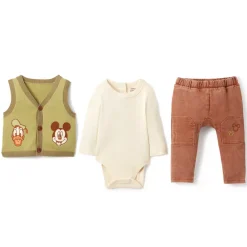 Best Disney Store Ensemble body, bas et gilet Mickey et Donald Duck pour bébé