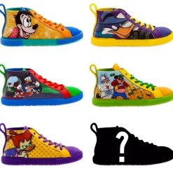 Best Disney Store Ensemble de 6 baskets en vinyle collector Disney Lacers mystère, Série 3