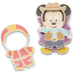 Discount Disney Store Ensemble de pin's magnétiques Mickey shérif et catcheur Disney Park Pal Outfits