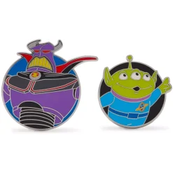 Hot Disney Store Ensemble de pin's Zurg et Alien, Toy Story 2