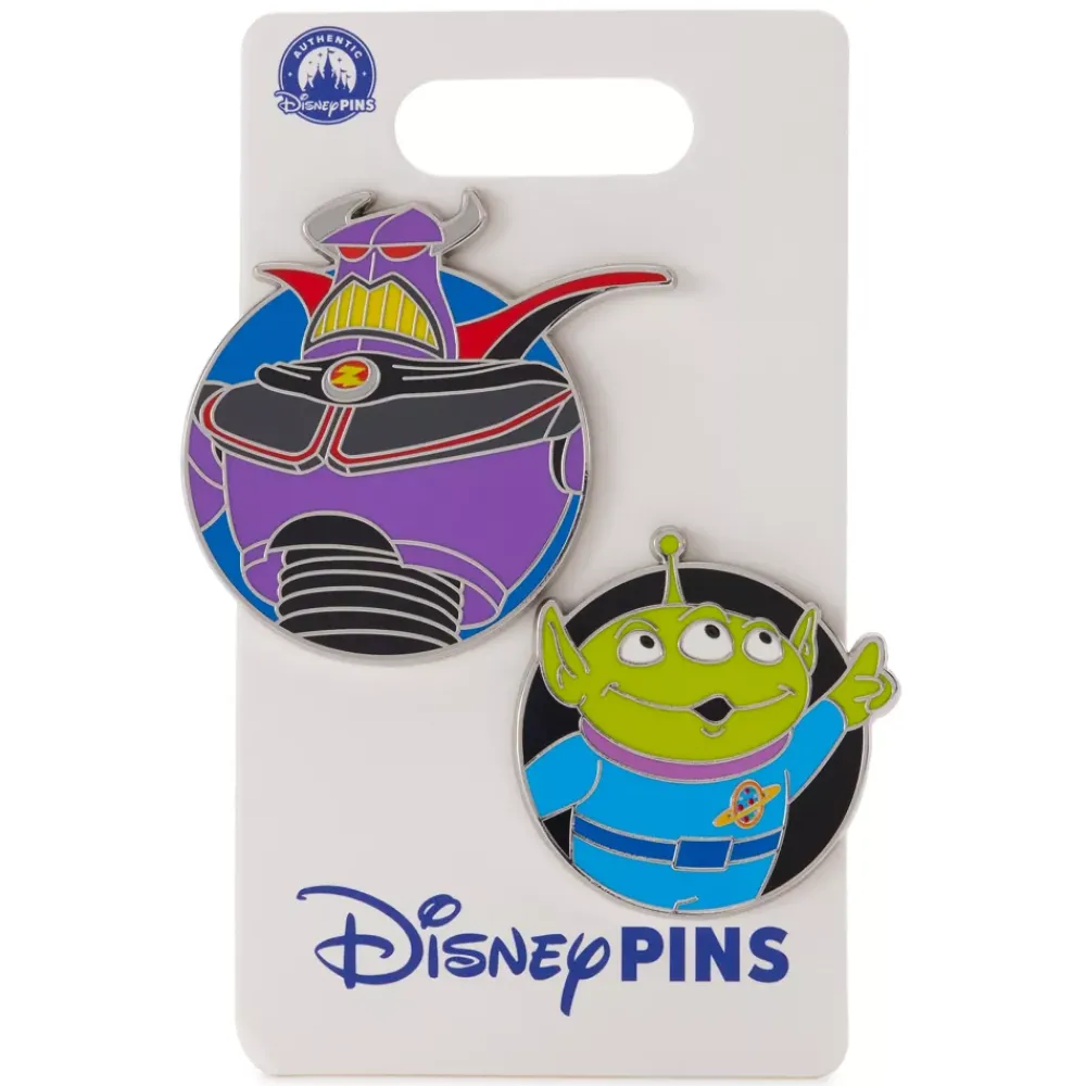 Hot Disney Store Ensemble de pin's Zurg et Alien, Toy Story 2