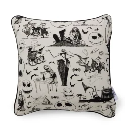 Clearance Disney Store Ensemble housse de coussin et coussin L'Étrange Noël de monsieur Jack de Tim Burton