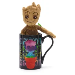 New Disney Store Ensemble Mug avec mini peluche Groot, Les Gardiens de la Galaxie