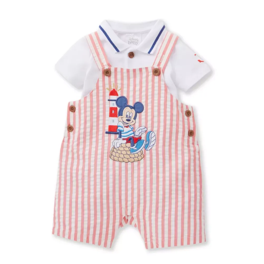Best Disney Store Ensemble salopette et haut Mickey pour bébé