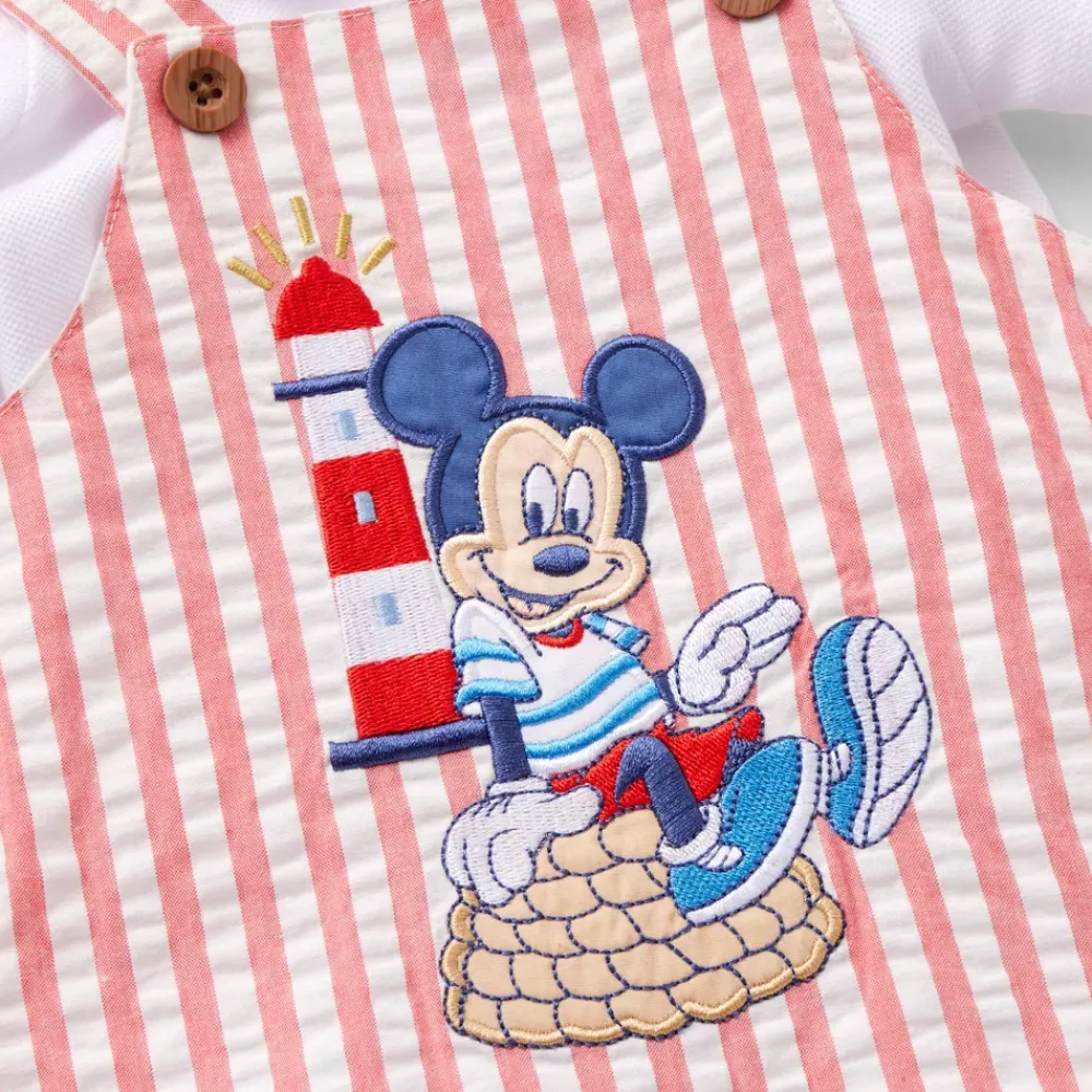 Best Disney Store Ensemble salopette et haut Mickey pour bébé