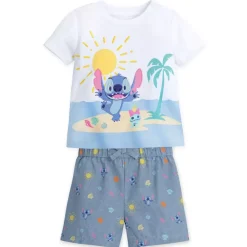 Disney Store Ensemble short et t-shirt Stitch pour bébé, Lilo & Stitch