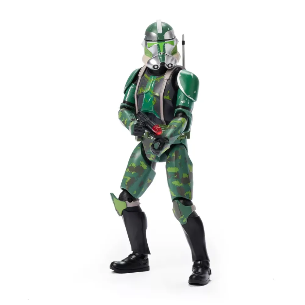 New Disney Store Figurine parlante Commandant clone Gree de la 41e Légion, Star Wars Power Force