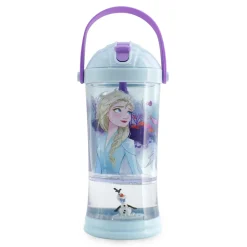 Hot Disney Store Gobelet avec paille Boule à neige La Reine des Neiges 2