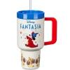 Disney Store Gobelet Mickey l'apprenti sorcier avec paille, Fantasia