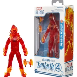 Sale Disney Store Hasbro Figurine La Torche humaine série Marvel Legends, Les 4 Fantastiques : Premiers pas, 15 cm