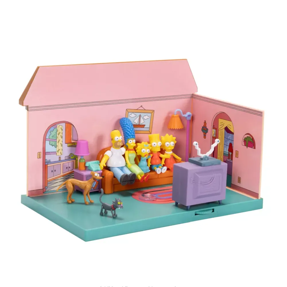 Disney Store Jakks Diorama Salon des Simpson