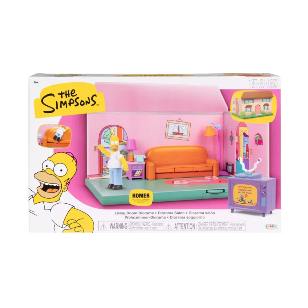 Disney Store Jakks Diorama Salon des Simpson