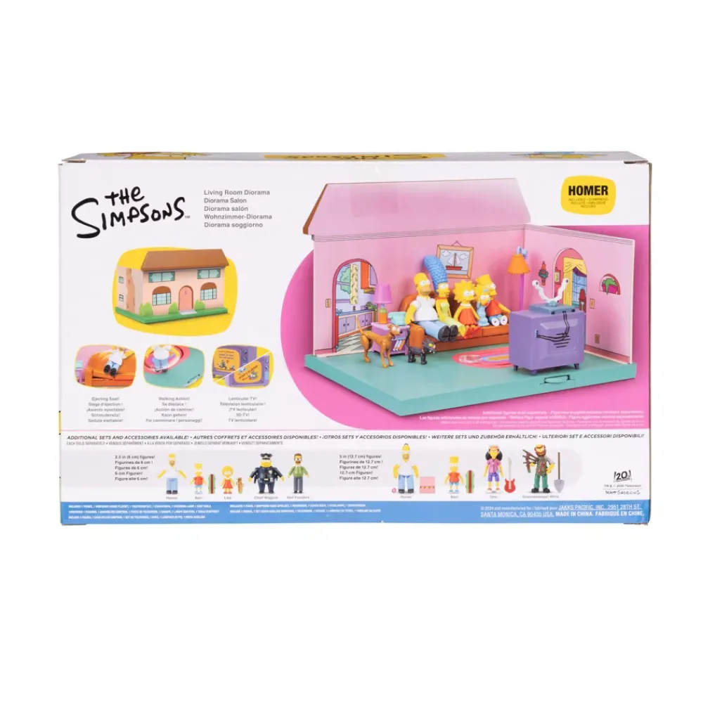 Disney Store Jakks Diorama Salon des Simpson