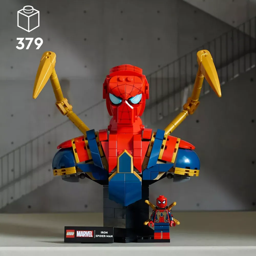 Sale Disney Store LEGO Marvel Buste d’Iron Spider-Man 76326