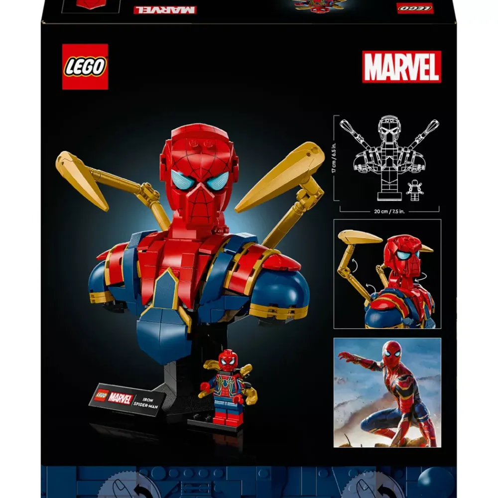 Sale Disney Store LEGO Marvel Buste d’Iron Spider-Man 76326
