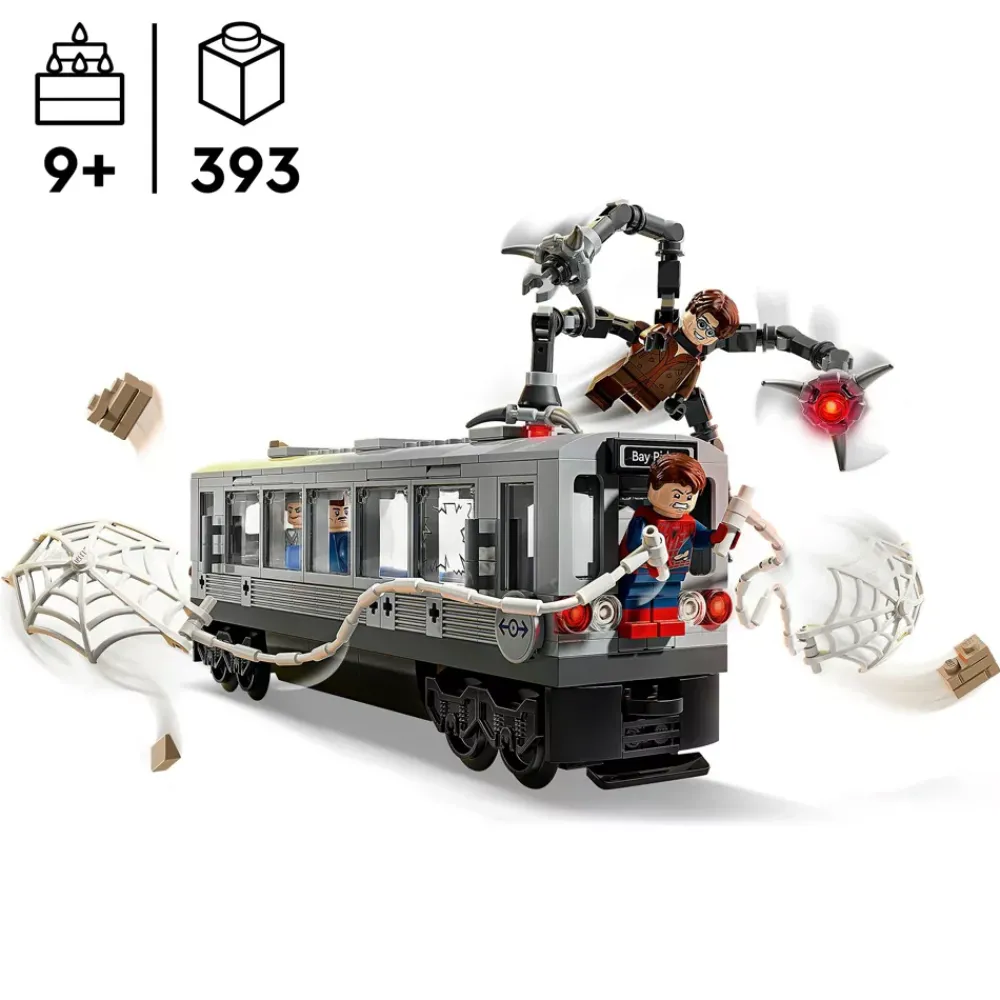 Disney Store LEGO Marvel La scène du train de Spider-Man et Docteur Octopus 76321