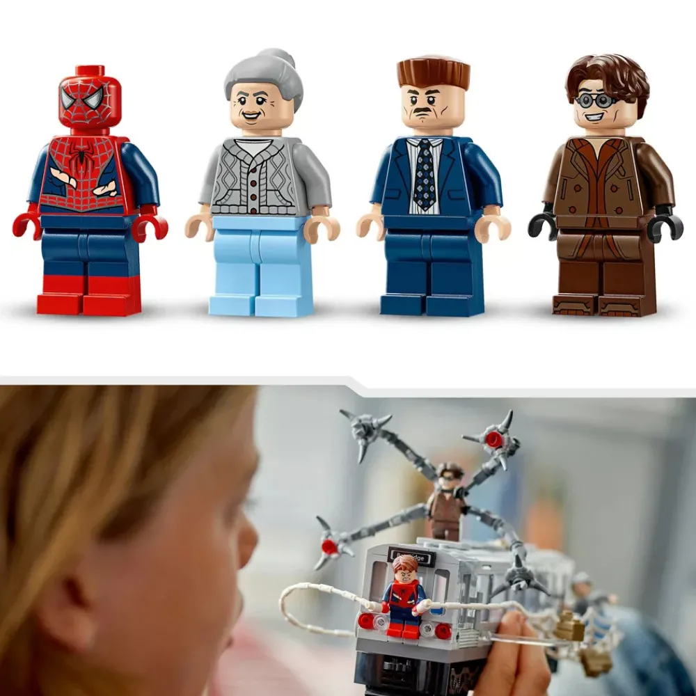 Disney Store LEGO Marvel La scène du train de Spider-Man et Docteur Octopus 76321