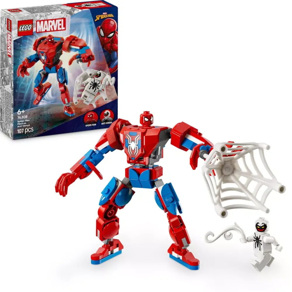 Hot Disney Store LEGO Marvel Le robot de Spider-Man contre Anti-Venom 76308