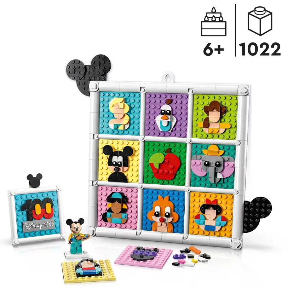 Disney Store LEGO Set de décoration 100 ans d'icônes Disney