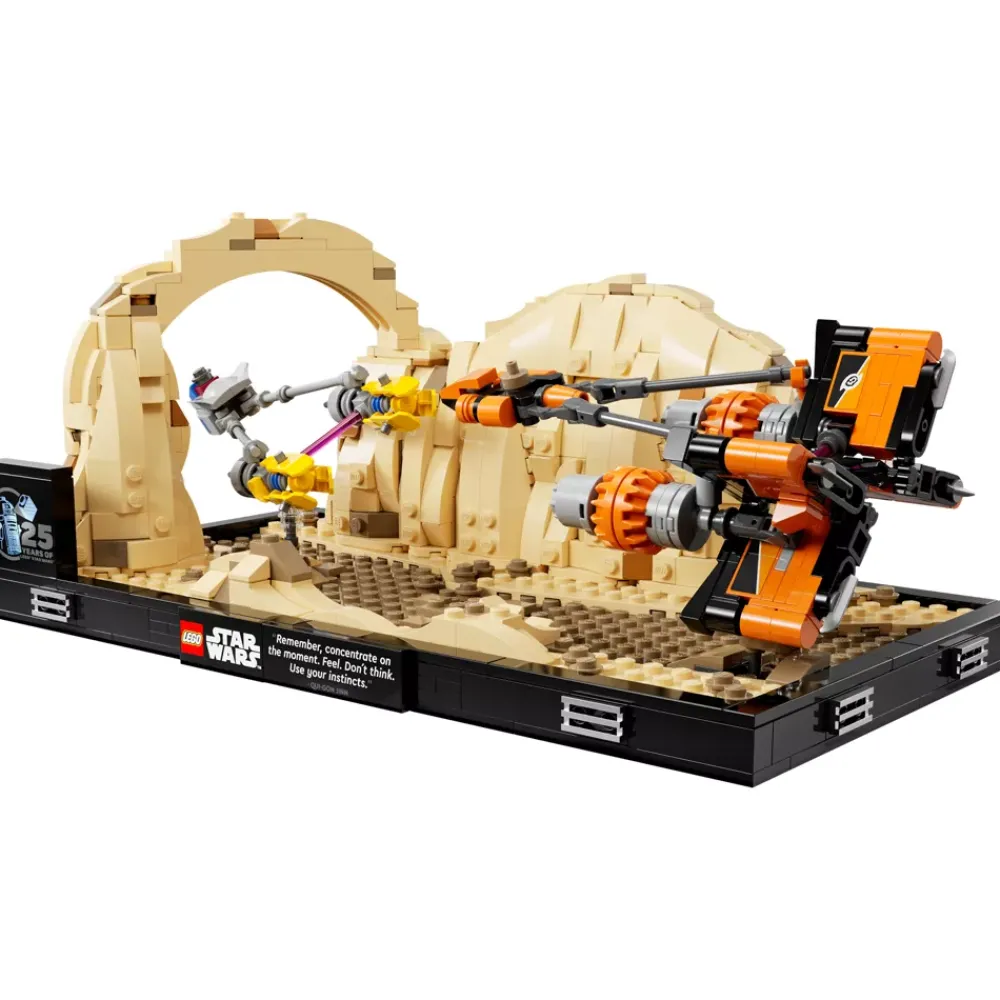 Hot Disney Store LEGO Star Wars Diorama de la course de podracers de Mos Espa 75380