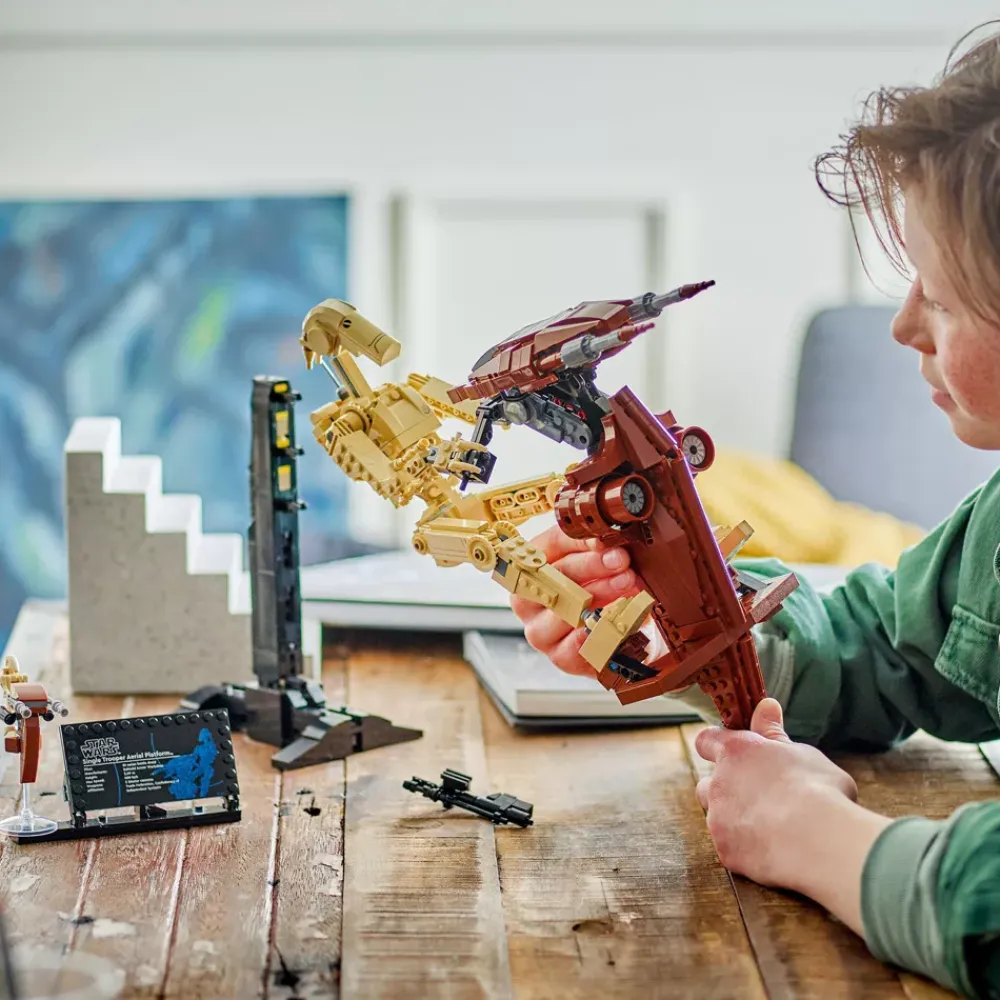 Sale Disney Store LEGO Star Wars Droïde de combat sur son STAP 75428