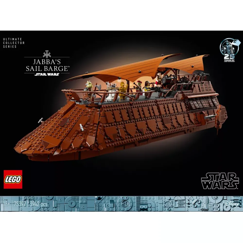 Clearance Disney Store LEGO Star Wars La barge à voiles de Jabba 75397