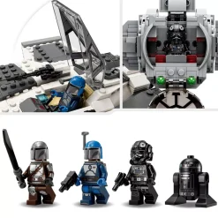 New Disney Store LEGO Star Wars 75348 Le chasseur Fang mandalorien contre le TIE Interceptor