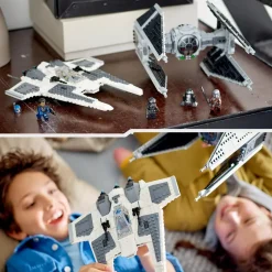 New Disney Store LEGO Star Wars 75348 Le chasseur Fang mandalorien contre le TIE Interceptor