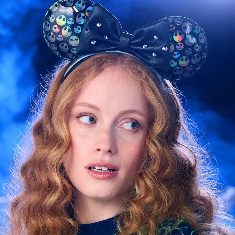 New Disney Store Loungefly Serre-tête à oreilles Jack Skellington pour adultes, L'Étrange Noël de monsieur Jack de Tim Burton