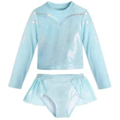 New Disney Store Maillot de bain Elsa 2 pièces pour enfants, La Reine des Neiges
