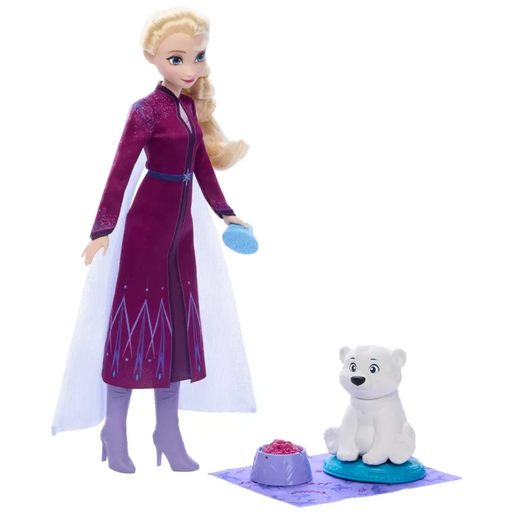 Best Disney Store Mattel Poupée Elsa et ourson, La Reine des Neiges