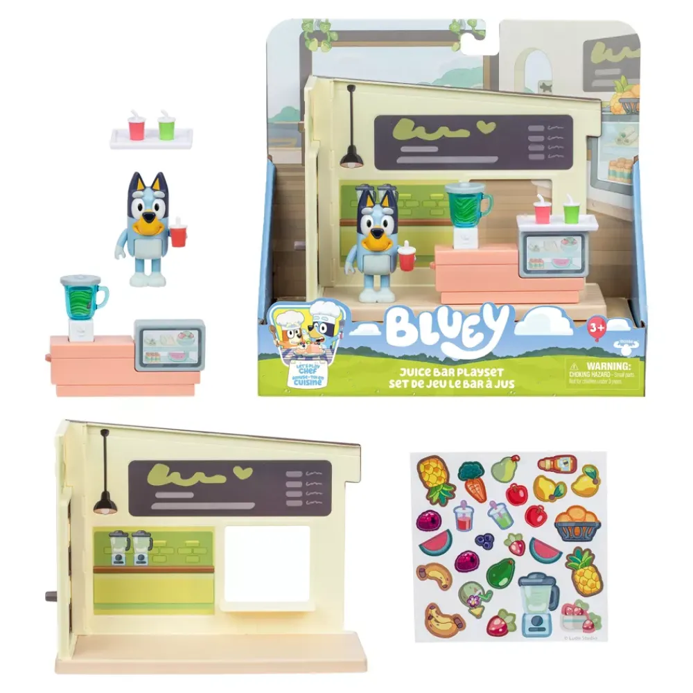 Best Disney Store Moose Toys Coffret Bluey et le bar à jus