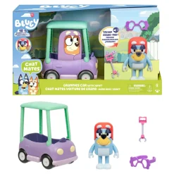 Hot Disney Store Moose Toys Coffret Janet et voiture de mamie interactive, Bluey