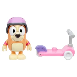 New Disney Store Moose Toys Figurine Bingo sur sa trottinette interactive, Bluey